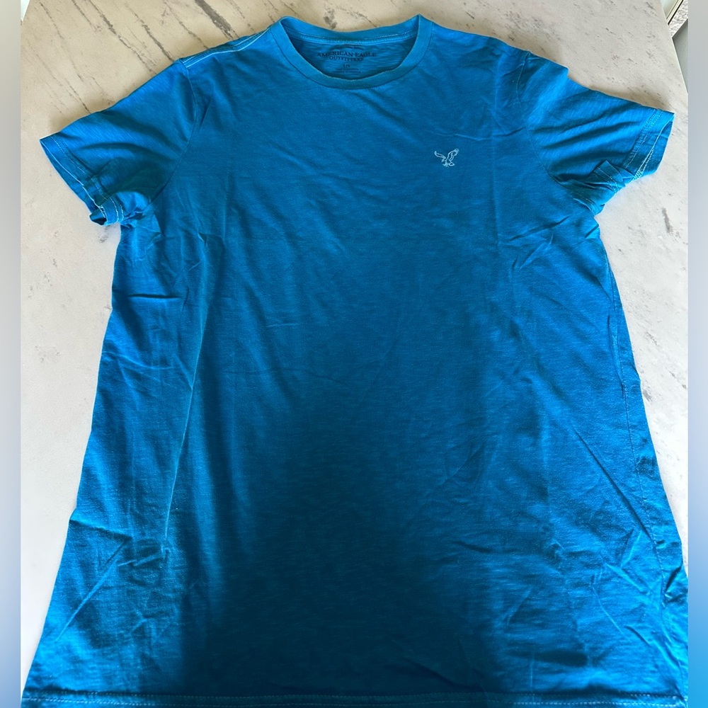American Eagle Outfitters Vibrant Blue Tee